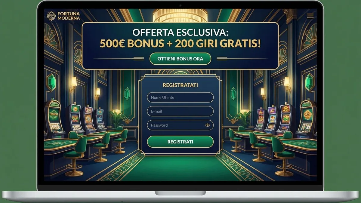 Registrazione con bonus